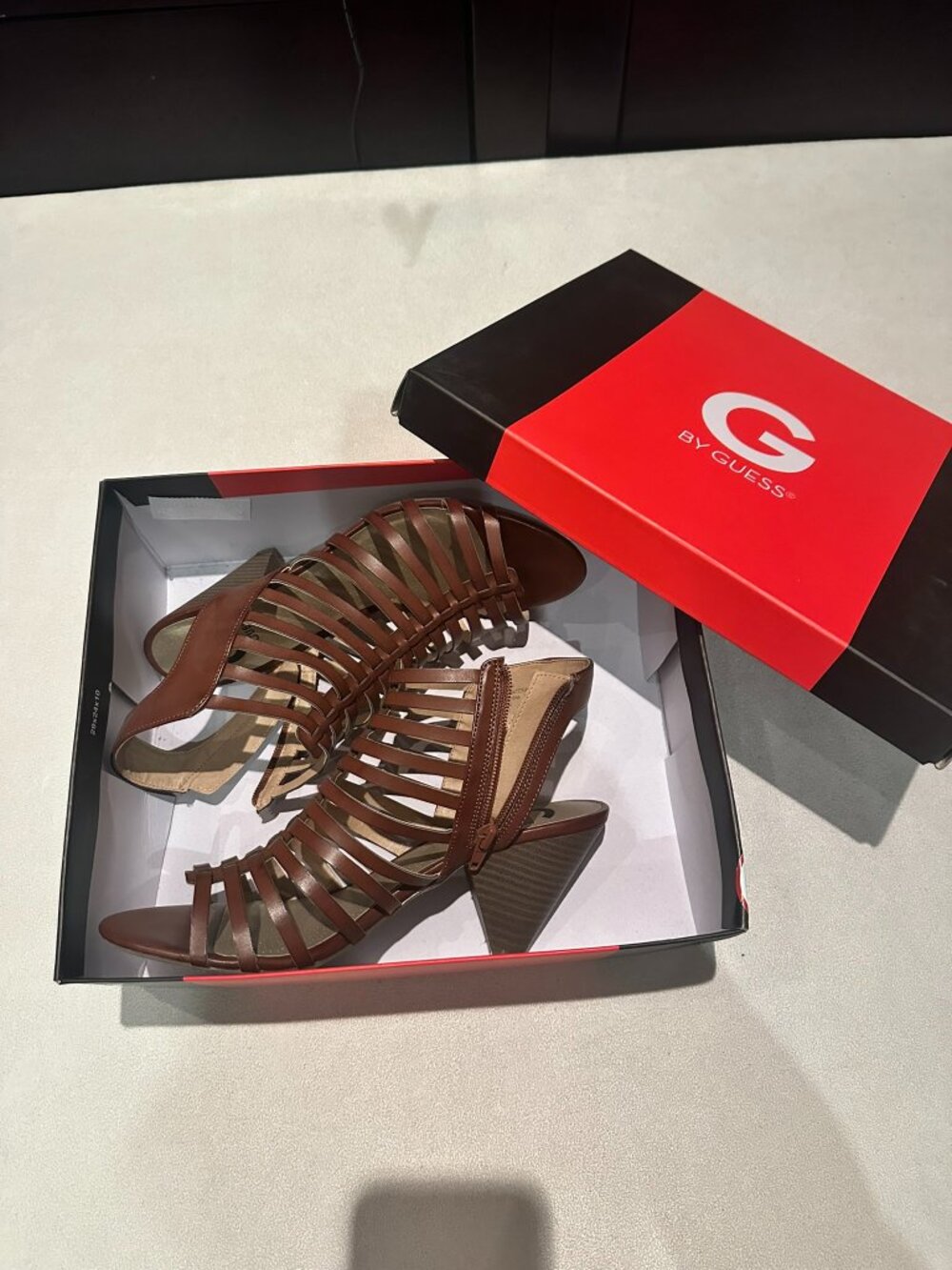 Strappy Gladiator Cone Heel Sandals
